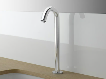DLE110A2NE4 - High countertop electronic washbasin mixer by TOTO - view 2