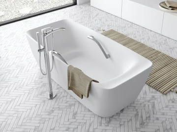FLOATING - Rectangular freestanding bathtub by TOTO - view 2