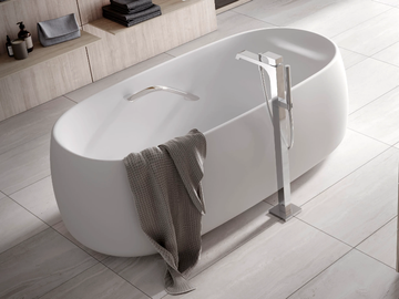 FLOATING - Oval freestanding bathtub by TOTO - view 2
