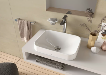 LF L5715E / L5716E - Countertop rectangular ceramic washbasin by TOTO - view 3