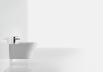 MH BW10045G1 - Wall-hung ceramic bidet with overflow by TOTO - view 3