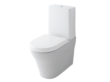 MH CW161Y - Close coupled rimless ceramic toilet by TOTO - view 3