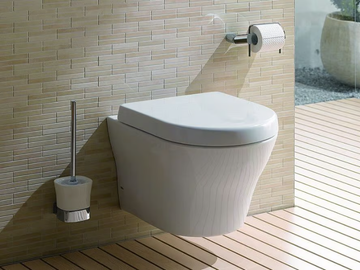 MH CW162Y - Rimless wall-hung ceramic toilet by TOTO - view 2