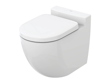 NC CW763Y - Wall-hung rimless ceramic toilet by TOTO - view 2
