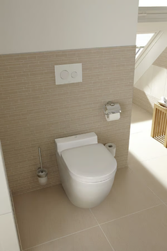 NC CW763Y - Wall-hung rimless ceramic toilet by TOTO - view 3