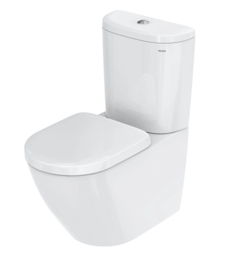 NC SW760DY - Close coupled ceramic toilet by TOTO - view 3