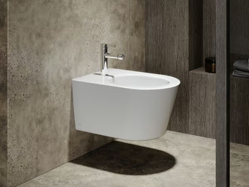 RP B552E - Wall-hung ceramic bidet by TOTO - view 2
