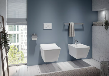 SP B532E - Wall-hung ceramic bidet with overflow by TOTO - view 3