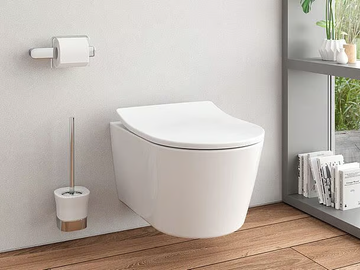 RP CW552RY - Rimless wall-hung ceramic toilet by TOTO - view 2