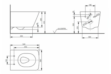 SP CW532RY - Wall-hung rimless ceramic toilet by TOTO - view 3