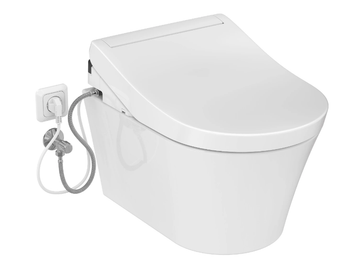 WASHLET® RG LITE - Wall-hung ceramic toilet with spray with bidet by TOTO - view 2