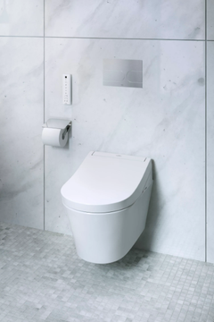 WASHLET® RG - Wall-hung ceramic toilet with bidet with spray by TOTO - view 3