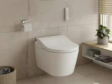 WASHLET® RW AUTO FLUSH - Wall-hung ceramic toilet with spray with bidet by TOTO - view 2