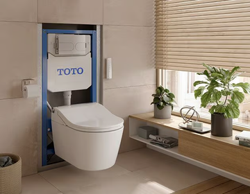 WASHLET® RW AUTO FLUSH - Wall-hung ceramic toilet with spray with bidet by TOTO - view 3