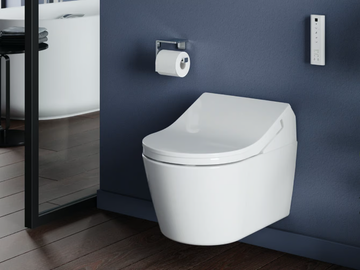 WASHLET® RX EWATER+ - Wall-hung ceramic toilet with bidet with spray by TOTO - view 2