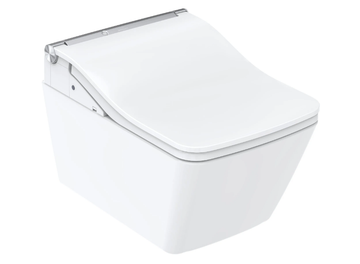 WASHLET® SW - Wall-hung ceramic toilet with bidet with spray by TOTO - view 3