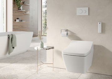 WASHLET® SX EWATER+ AUTO FLUSH - Wall-hung ceramic toilet with spray with bidet by TOTO - view 3