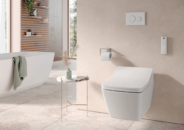 WASHLET® SX EWATER+ - Wall-hung ceramic toilet with bidet with spray by TOTO - view 3