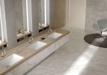 WU LW1535Y / LW1536Y - Rectangular undermount ceramic washbasin by TOTO - view 3