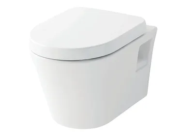 ES CW797 - Wall-hung rimless ceramic toilet by TOTO - view 2