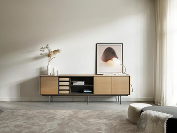 AURA - Wooden sideboard with doors by TREKU - view 3