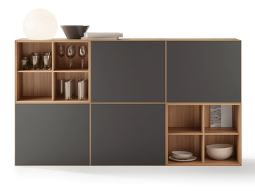LAUKI 136 - Walnut sideboard with doors by TREKU - view 2