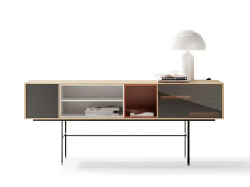 AURA 83 - Wooden sideboard with doors by TREKU - view 2
