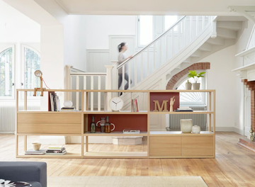 KAI 48 - Open sectional oak bookcase by TREKU - view 3