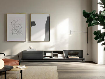 LAUKI 147 - Modular wooden TV cabinet with drawers by TREKU - view 3