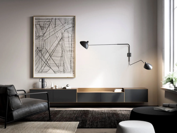 LAUKI 135 - Low TV cabinet by TREKU - view 3