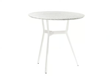 BRANCH - Round granite and aluminium garden table by TRIBÙ - view 3
