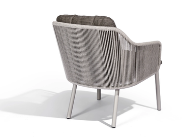 SENJA - Aluminium garden armchair with armrests by TRIBÙ - view 3
