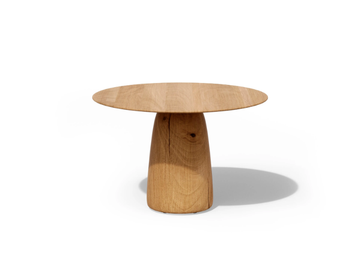 DUNES - Round teak garden side table by TRIBÙ - view 3