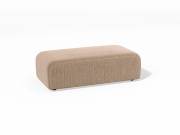 MAI - Rectangular fabric pouf by TRIBÙ - view 3