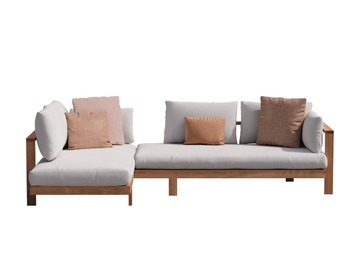 PURE - Sectional fabric garden sofa by TRIBÙ - view 2
