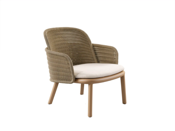 SURO - Teak easy chair with armrests by TRIBÙ - view 3