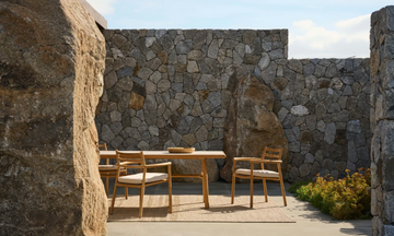 UKIYO - Teak garden chair with armrests by TRIBÙ - view 3