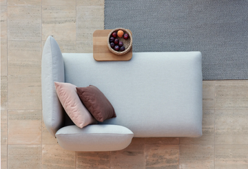 SENJA - Upholstered fabric lounger by TRIBÙ - view 3