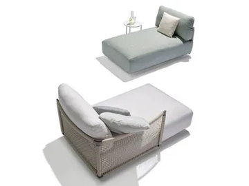 NODI - Fabric Garden daybed by TRIBÙ - view 2