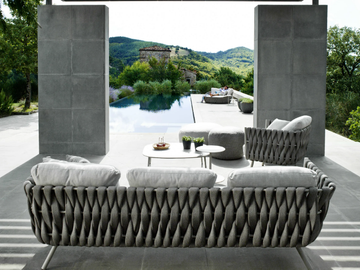 TOSCA - 3 seater sofa by TRIBÙ - view 3