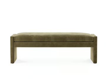 ANGLE - Upholstered velvet bench by TRNK - view 3
