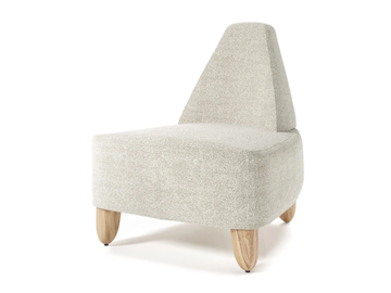 TOMA - Fabric armchair by TRNK - view 2