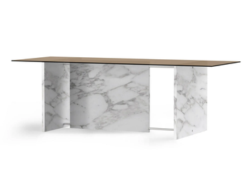 SEGMENT - Rectangular Calacatta marble table by TRNK - view 3