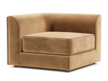 MAURA - Corner modular fabric armchair by TRNK - view 2