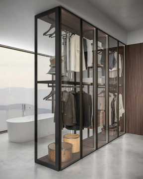 CRISTAL - Tempered glass wardrobe by TUMIDEI - view 3