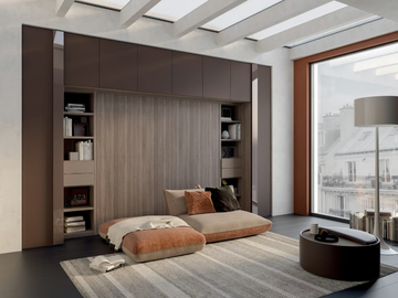 ON-OFF CONFIGURATION 267 - Pull-down bed with integrated lighting by TUMIDEI - view 3