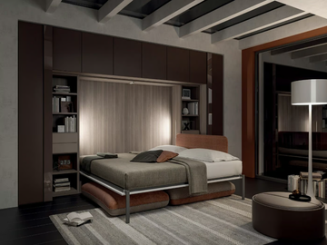 ON-OFF CONFIGURATION 267 - Pull-down bed with integrated lighting by TUMIDEI - view 2