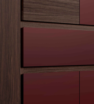 STRIPE - Wooden chest of drawers by TUMIDEI - view 3
