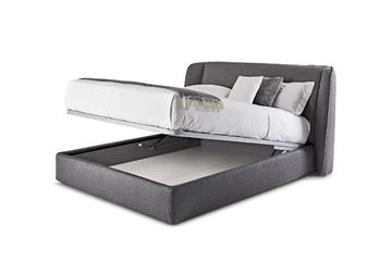 TENDER - Upholstered fabric storage bed by TUMIDEI - view 3