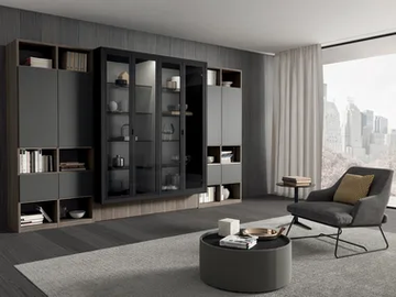 ALCOVA SYSTEM - CONFIGURATION 278 - Storage wall by TUMIDEI - view 2